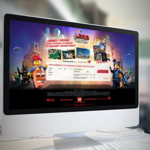 Home page de jeu concours en ligne