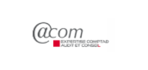 	Logo Acom – entreprise de services accompagnée sur des dispositifs digitaux