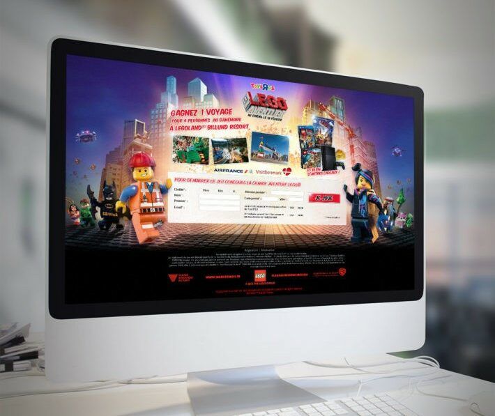 Home page de jeu concours en ligne