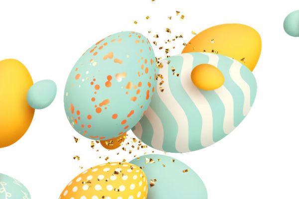 Œufs de pâques décorés