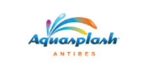 Logo Aquasplash Antibes – parc de loisirs accompagné sur des dispositifs promotionnels