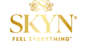 Logo SKYN – marque de l’univers intimité et bien-être accompagnée sur des dispositifs digitaux