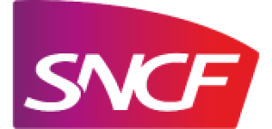 Logo SNCF – acteur du transport et de la mobilité accompagné par Agence Colombo