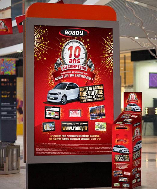 Agence de création de jeux-concours - jeu roady