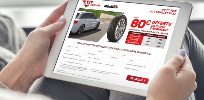 Réalisation d'un site de participation à une opération commerciale