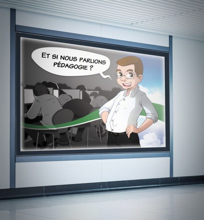 illustrations - personnage professeur