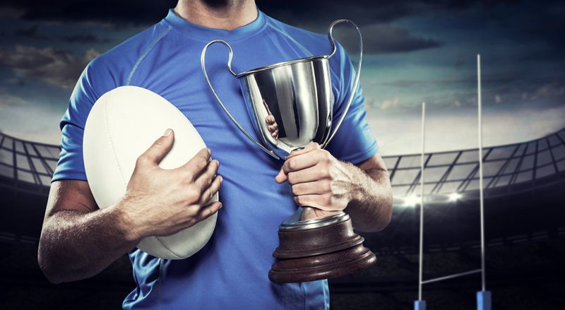 Vignette image d'un joueur de rugby tenant un ballon pour la section jeu-concours rugby