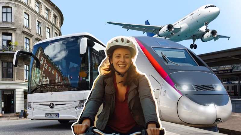 Jeux concours pour les transports : bus, trains, vélo et avion