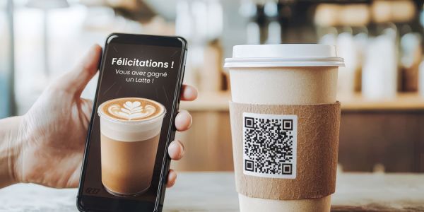 Photo illustrant un jeu digital à QR code réalisé par une agence marketing digitale spécialiste en jeux-concours