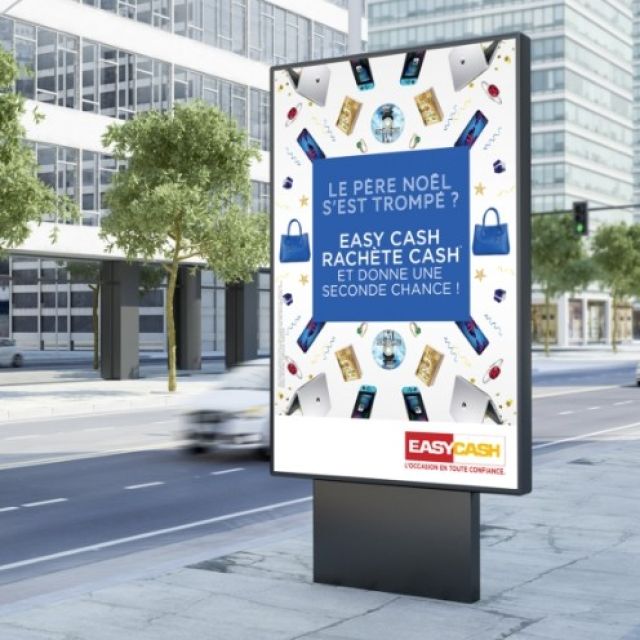 Affichage abribus - Easy Cash