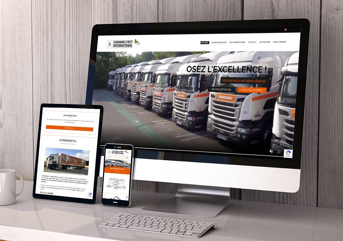 Création de site wordpress - site transporteur routier