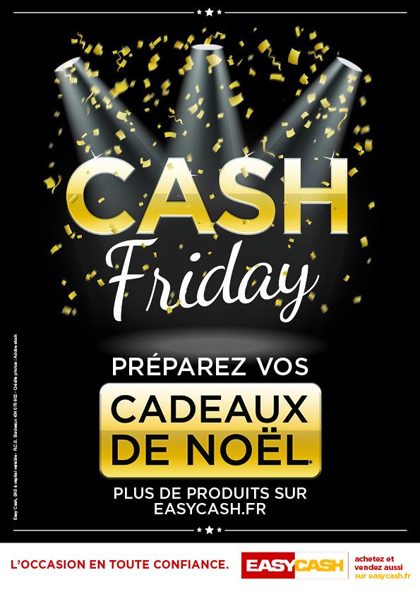 Affiche A4 pour Black Friday - Easy Cash