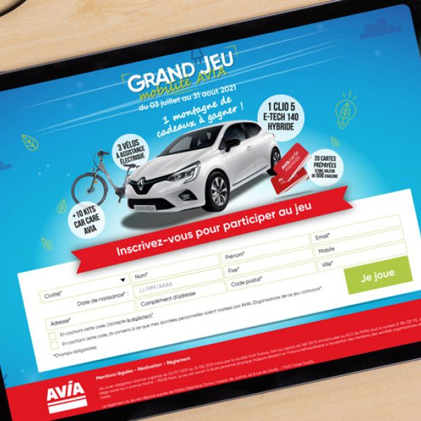 jeu-concours avec obligation d’achat proposé en stations service après achat en boutique.