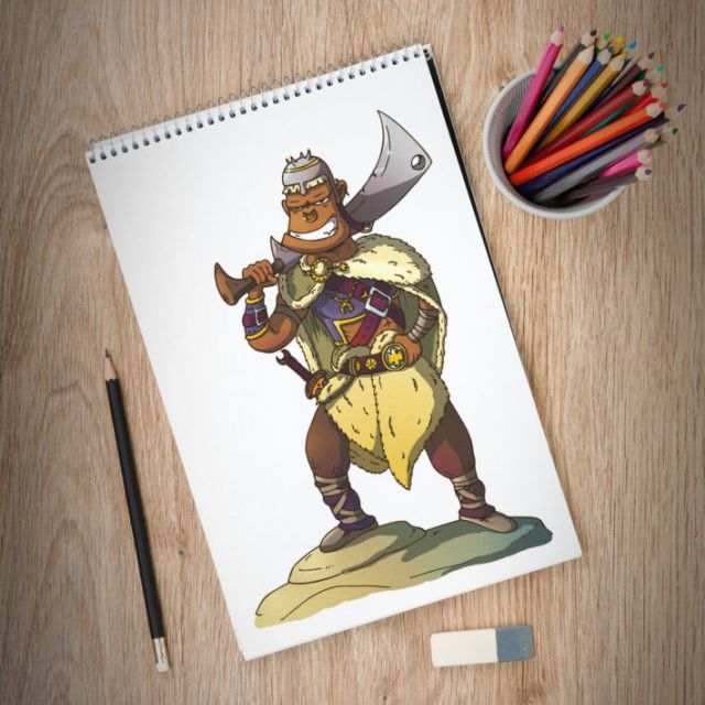 Création d'un dessin digital - illustration personnage