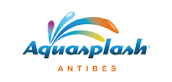 Logo Aquasplash Antibes – parc de loisirs accompagné sur des dispositifs promotionnels