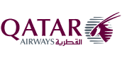 Logo Qatar Airways – compagnie aérienne accompagnée sur des dispositifs digitaux