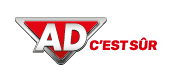 Logo AD C’est sûr – réseau automobile accompagné sur des dispositifs promotionnels