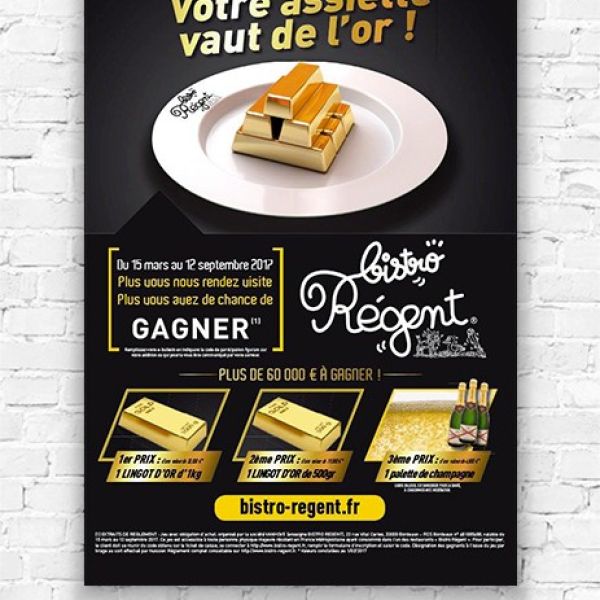 Affiche de jeu concours - Bistro Régent