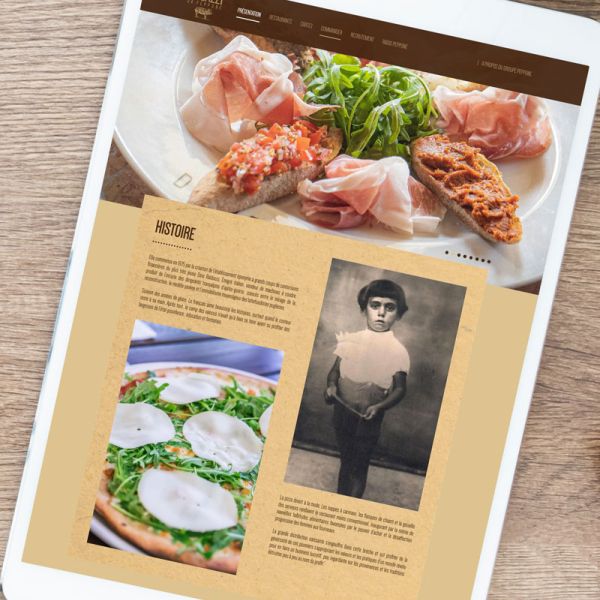 Refonte du design d'un site WordPress - exemple d'un site web de restaurant
