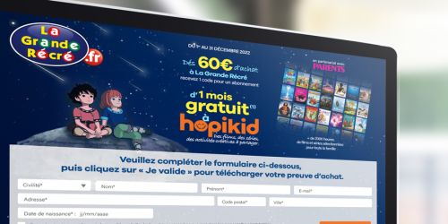 Obtenez une prime suite à votre achat en magasin
